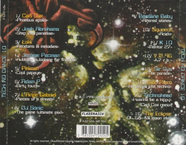 Compilação de CD "Tech No Dance 10" – photo 2